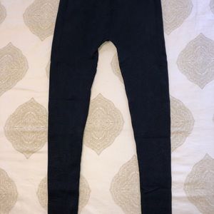 Navy Nikibiki Textured Leggings